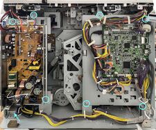 In this model—an 5130—each PCB bracket is held on with 4 screws.