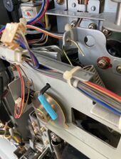 An allen wrench in the 12:00 hole of the main pulley, to lock things in place for a coarse adjustment (this must be removed after alignment).