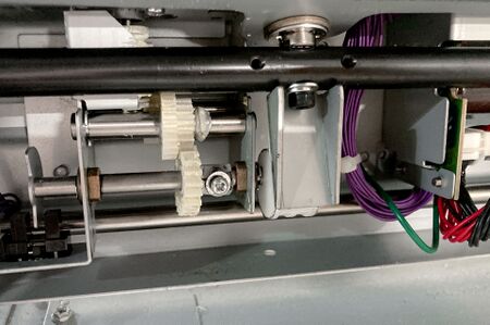 A cracked TPH gear—when the collar fully breaks, the gear will shatter or spin freely on the shaft, unable to lift the TPH.